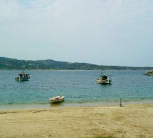 kleiner Fischerhafen Westküste Sithonia