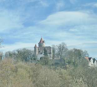 Blick zur 1251 erstmals erwähnten Burg Möckmühl