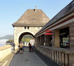 Impressionen von der Staumauerkrone