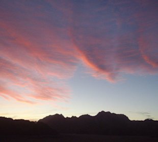 Sonnenuntergang in der Wüste