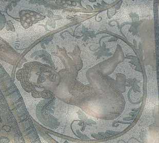 Mosaik in gutem Zustand