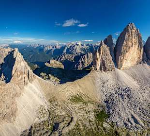 3 Zinnen Vogelperspektive
