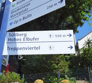 Wegweiser zum Treppenviertel
