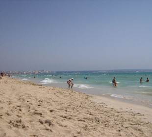 Strand von Palma de Mallorca