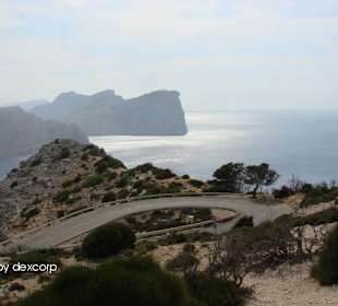 Blick vom Leuctturm auf das Meer