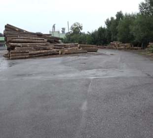 Sägemühle und Stielfabrik