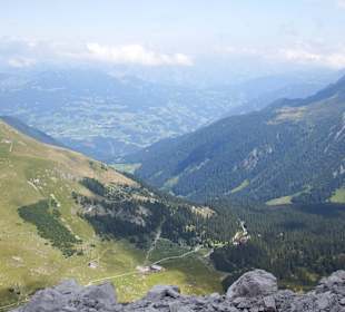 Lindauer Hütte von oben