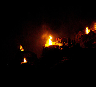 Einzelne Großfeuerstellen