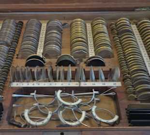 In der Augenabteilung des Museums