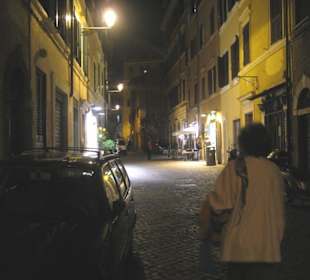 Romantische Strasse in Trastevere