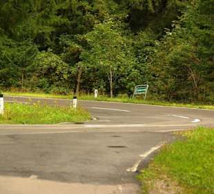 Ausfahrt vom Parkplatz