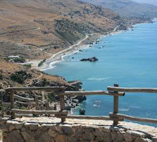 Ausblick auf Preveli