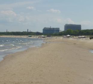 Am breiten Strand von Świnoujście/Swinemünde
