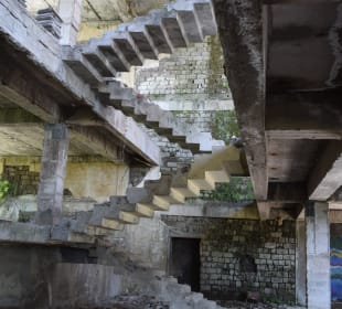 Ruine eines Sanatoriums