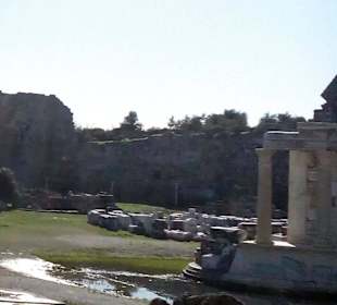 Die Säulenstraße Ruinen Side