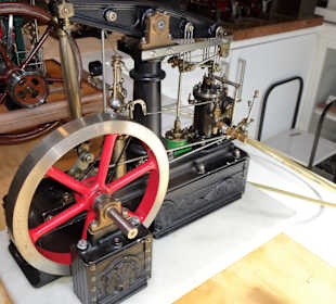 In der Maschinenhalle des Museums Kupfermühle