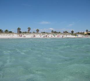 Blick auf den Strand