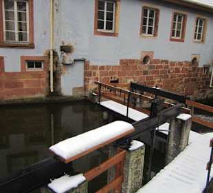 Altstadt Wissembourg im Winter