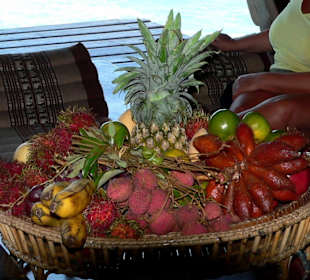 Unser Obstkorb beim Ausflug