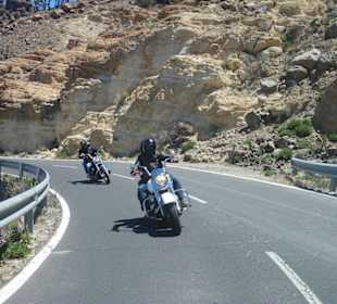Harley Davidson fahren auf Teneriffa