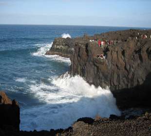 Bizarre Klippen und Gänge