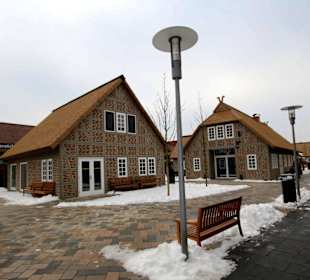 Marktplatz mit Fachwerkhaus