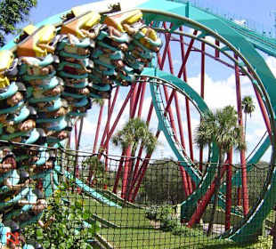 Busch Gardens Achterbahn Kumba