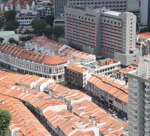 Ausblick über Chinatown