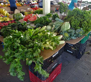 Impressionen vom Obst- und Gemüsemarkt in Figueres