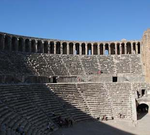 Aspendos bei Sonnenuntergang