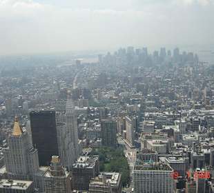 Blick nach Manhatten