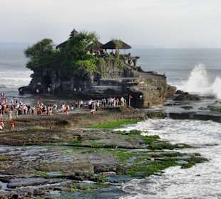 Der Tempel im Wasser bei Ebbe