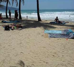 Trauriger Rest der Surin Beach Oktober 14