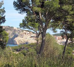 Wanderweg- Blick Cala Ratjata