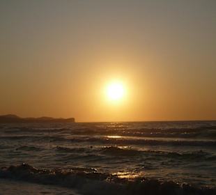 Sonnenuntergang am Strand