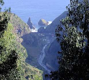 Aussicht nach Ribeira da Janela