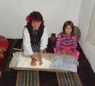 Bäckerin im Musterhaus