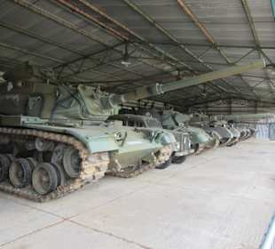 Im Freigelände des Militärmuseums Lesany