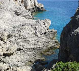 Kleine Bucht zwischen Ladiko und AQ-Bucht