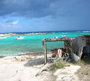 Fischerhütte am Strand