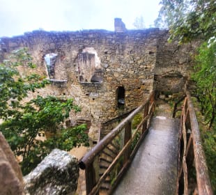 Blick vom Turmeingang