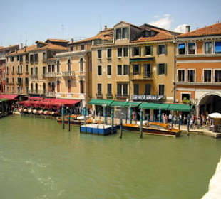 Canal Grande - Blick von der Rialtobrücke