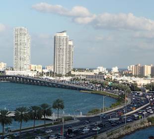Hafenausfahrt in Miami