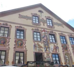 Lüftlmalerei im Ortsteil Partenkirchen