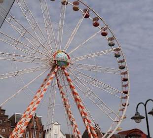 Das Riesenrad auf dem Marktplatz