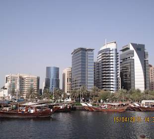Fahrt auf dem Dubai Creek