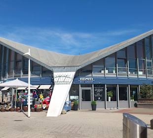 Der Teepott am Strand. 