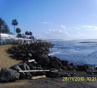 Strandsituation Maspalomas Gran Canaria
