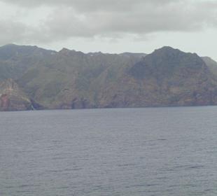 Anaga-Gebirge vom Meer aus