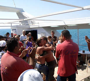 Animation auf dem Schiff